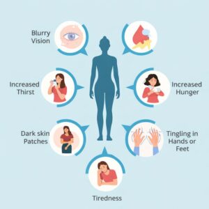 symptoms hba1c